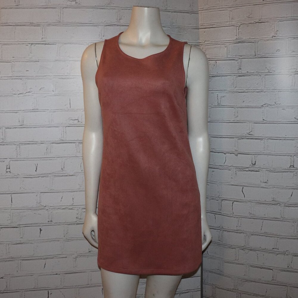 🌸 Forever 21 Microsuede Mini Dress · Blush Pink · Size S
